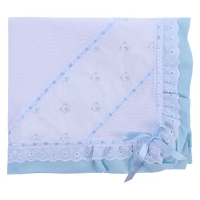 Manta Bordados Alexandra Piquezinho Forrada Faixa Urso Manta Bordados Alexandra Piquezinho Forrada Faixa Urso