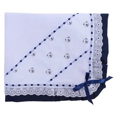 Manta Bordados Alexandra Piquezinho Forrada Faixa Urso Manta Bordados Alexandra Piquezinho Forrada Faixa Urso