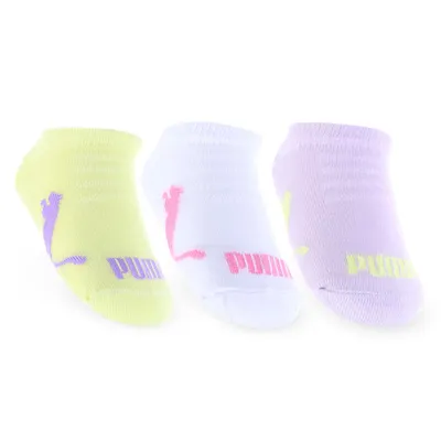 Kit Meia Cano Baixo Infantil Selene Puma - 3 Pares Kit Meia Cano Baixo Infantil Selene Puma - 3 Pares