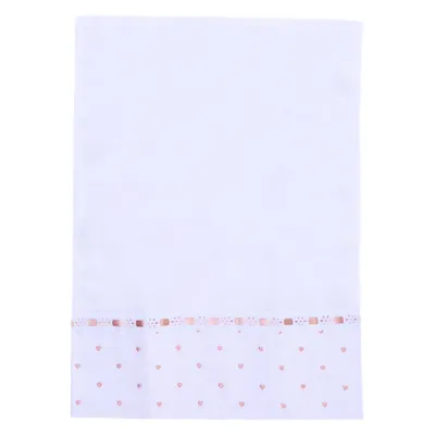 Jogo Toalhinha De Boca Bordados Alexandra Coração - 2 Peças Jogo Toalhinha De Boca Bordados Alexandra Coração - 2 Peças