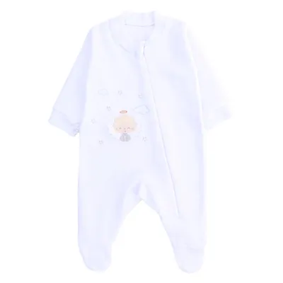 Saída De Maternidade Fofinho Anjinho Bordado - 2 Peças