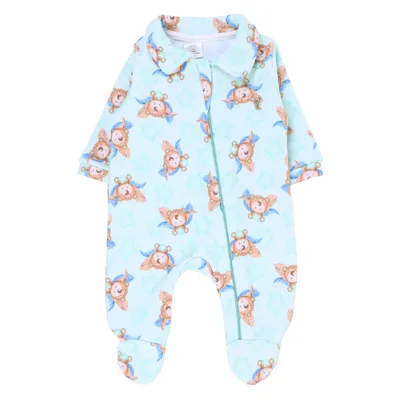 Macacão Longo Bebê Presente De Anjo Soft Ursinho