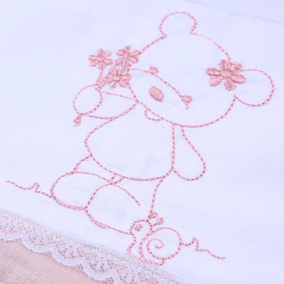 Jogo de Lençol Berço Americano Art Bebê Ursa - 3 Peças Jogo de Lençol Berço Americano Art Bebê Ursa - 3 Peças