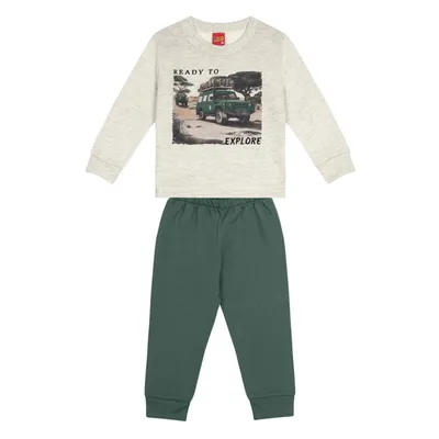 Conjunto Bebê Kyly Estampa Carro Conjunto Bebê Kyly Estampa Carro