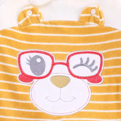 Macacão Longo Bebê Petutinha Plush Ursinho