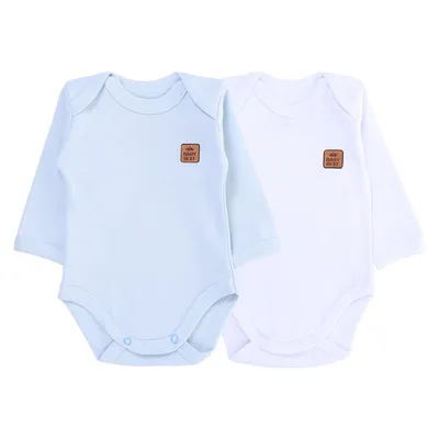 Kit Body Manga Longa Baby Best Algodão Egípcio - 2 Peças Kit Body Manga Longa Baby Best Algodão Egípcio - 2 Peças