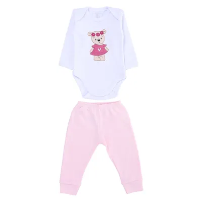 Conjunto Bebê Baby Best Algodão Antiviral Bordado Ursa
