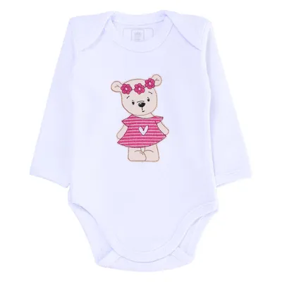 Conjunto Bebê Baby Best Algodão Antiviral Bordado Ursa