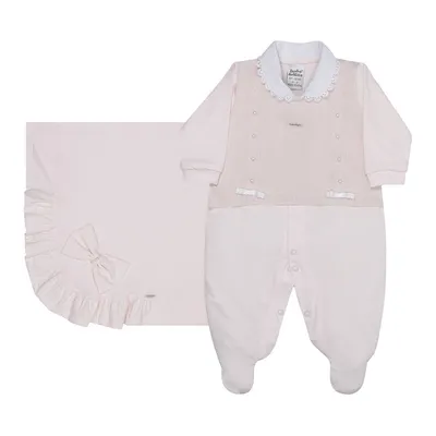 Saída De Maternidade Sonho Mágico Aplique Pérolas 2 Peças