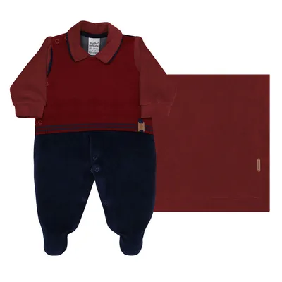 Saída Maternidade Sonho Mágico Detalhe Colete 2 Peças