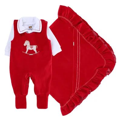 Saída De Maternidade Aconchego Do Bebê Cavalinho - 3 Peças