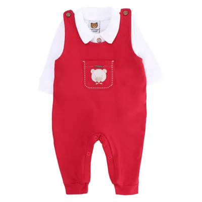 Macacão Longo Aconchego Do Bebê Jardineira Ursinho