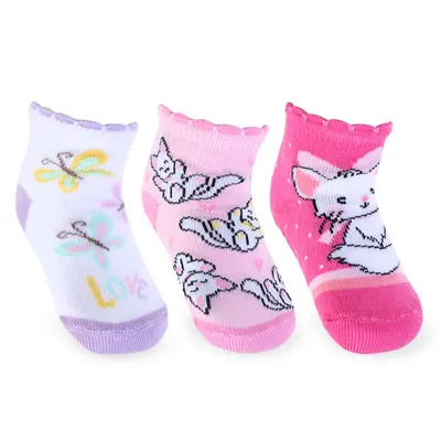 Kit Meia Bebê Trifil Cano Médio Antiderrapante - 3 Pares