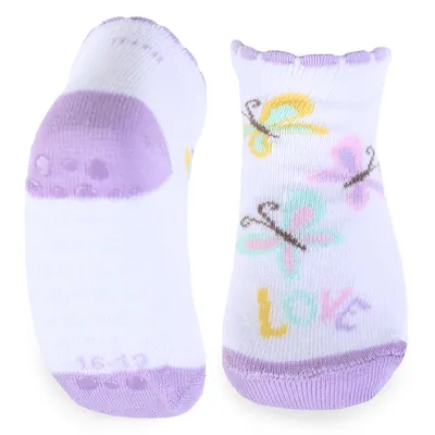 Kit Meia Bebê Trifil Cano Médio Antiderrapante - 3 Pares