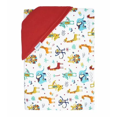 Jogo Lençol Berço Americano Baby Joy Malha Safari - 3 Peças Jogo Lençol Berço Americano Baby Joy Malha Safari - 3 Peças