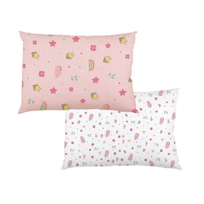 Fronha Bublim Malha Estampada Jardim Encantado Fronha Bublim Malha Estampada Jardim Encantado