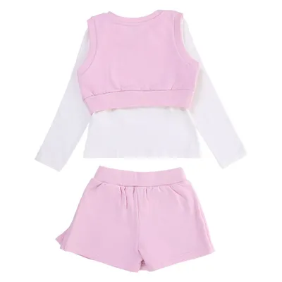 Conjunto Infantil Kookabu Colete Flores Conjunto Infantil Kookabu Colete Flores