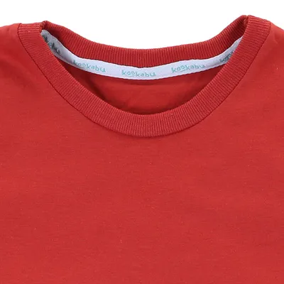 Camiseta Manga Longa Infantil Kookabu Meia Malha Básica