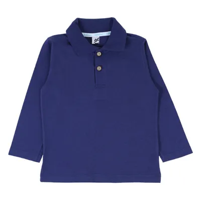 Camiseta Manga Longa Infantil Kookabu Polo Básica