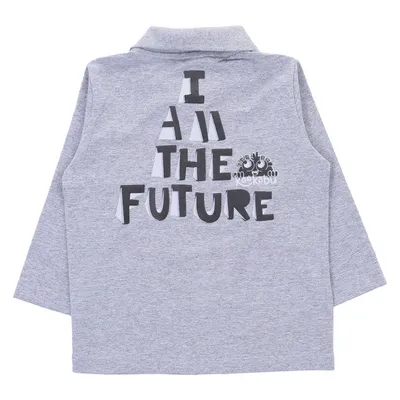 Camiseta Manga Longa Infantil Kookabu Polo Estampa