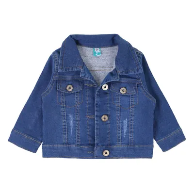 Jaqueta Jeans Infantil Kookabu Bolso Falso E Detalhe Rasgo