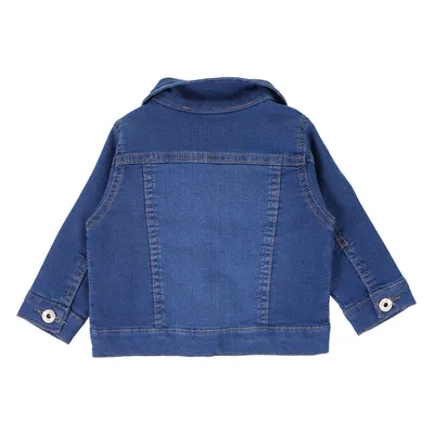 Jaqueta Jeans Infantil Kookabu Bolso Falso E Detalhe Rasgo