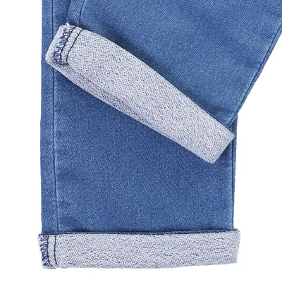 Calça Jeans Infantil Kookabu Used Com Barra Virada