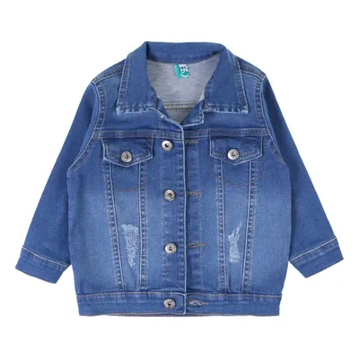 Jaqueta Jeans Infantil Kookabu Detalhe Puídos