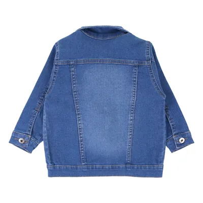 Jaqueta Jeans Infantil Kookabu Detalhe Used