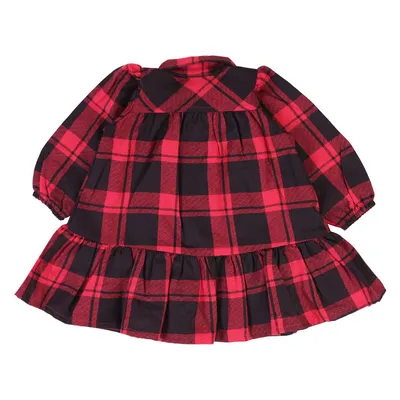 Vestido Bebê Din Don Xadrez Detalhe Babado Vestido Bebê Din Don Xadrez Detalhe Babado