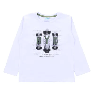Camiseta Manga Longa Infantil Gijo Estampada
