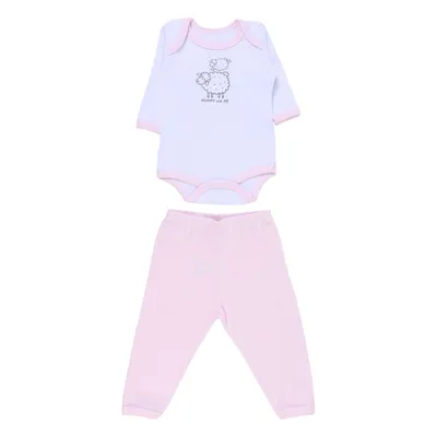Conjunto Bebê Junkes Body Manga Longa Estampa Ovelha