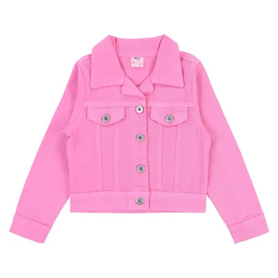 Jaqueta Infantil Color Mini Sarja Detalhe Bolso Falso