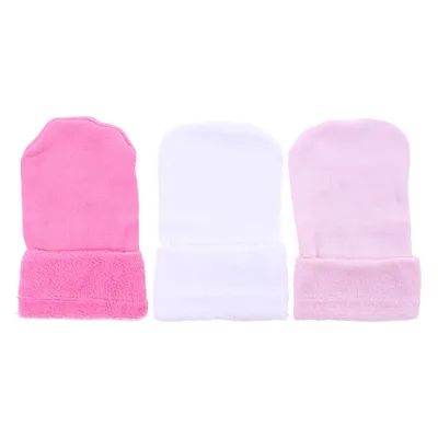 Kit Touca Bebê Duck Malha Atoalhada Lisas - 3 Peças