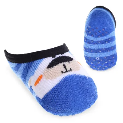 Meia Sapatilha Bebê Duck Atoalhada Antiderrapante Sortida