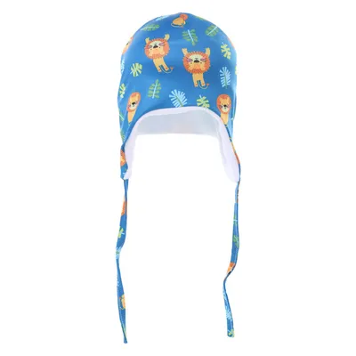 Touca Bebê Everly Térmica Estampada Com Amarração Touca Bebê Everly Térmica Estampada Com Amarração