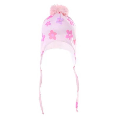 Touca Bebê Everly Térmica Estampada Pompom Touca Bebê Everly Térmica Estampada Pompom