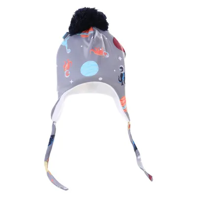 Touca Bebê Everly Térmica Estampada Pompom Touca Bebê Everly Térmica Estampada Pompom