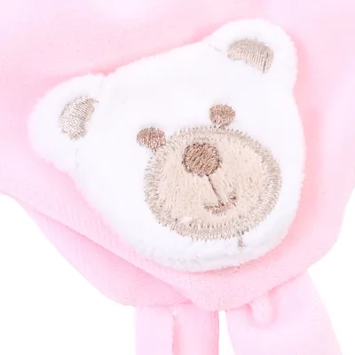 Touca Bebê Everly Ursinho E Pompom Touca Bebê Everly Ursinho E Pompom