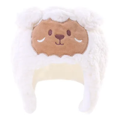 Touca Bebê Everly Ovelha Pelúcia Touca Bebê Everly Ovelha Pelúcia