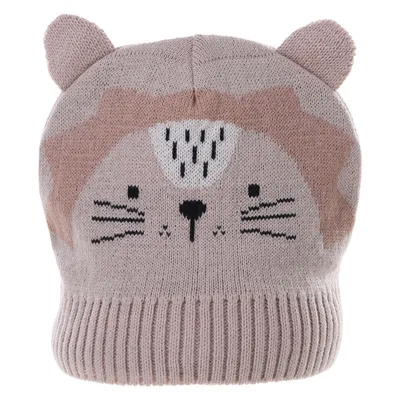 Touca Bebê Everly Leão Orelhinhas Touca Bebê Everly Leão Orelhinhas