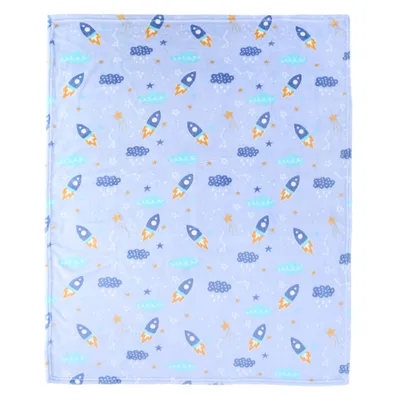 Cobertor Minasrey Baby Nice Flanelado Foguete Saquinho Cobertor Minasrey Baby Nice Flanelado Foguete Saquinho