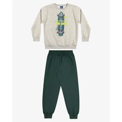 Conjunto Juvenil Reirex Moletom Estampa Skate Conjunto Juvenil Reirex Moletom Estampa Skate