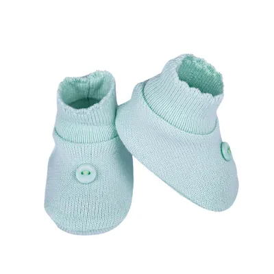 Sapatinho Bebê Sanches Acrílico Com Detalhe Botão Sapatinho Bebê Sanches Acrílico Com Detalhe Botão