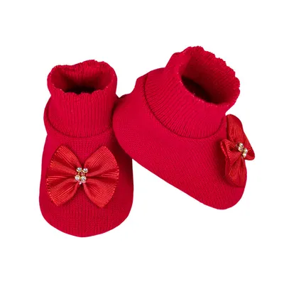 Sapatinho Bebê Sanches Acrílico Laço Gorgorão Sapatinho Bebê Sanches Acrílico Laço Gorgorão