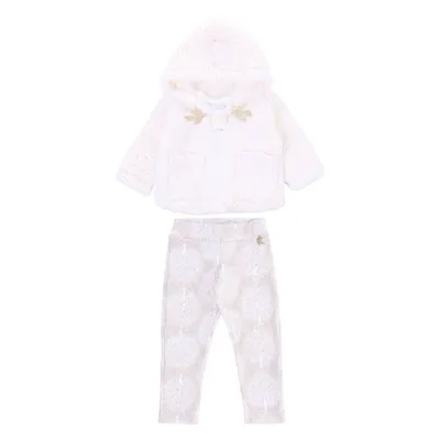 Conjunto Infantil Kiki Com Casaco Em Pelo Conjunto Infantil Kiki Com Casaco Em Pelo