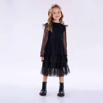 Vestido Infantil Kiki Em Tule Babados Vestido Infantil Kiki Em Tule Babados