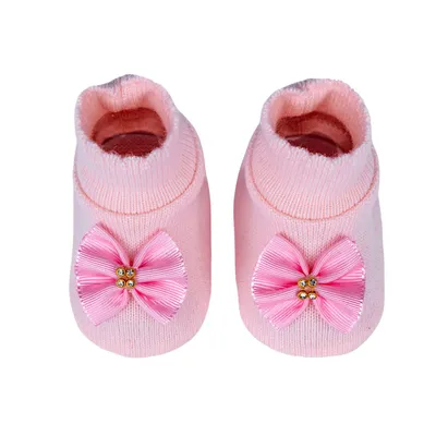 Sapatinho Bebê Sanches Acrílico Laço Gorgorão Sapatinho Bebê Sanches Acrílico Laço Gorgorão