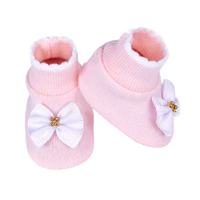 Sapatinho Bebê Sanches Acrílico Laço Gorgorão