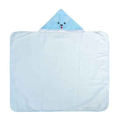 Toalha Com Capuz Bublim Com Forro Fralda E Bordado Cachorro